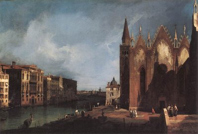 Der Canal Grande in der Nähe von Santa Maria della Carità von Giovanni Antonio Canal